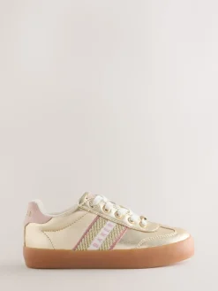Sale Baker by Ted Baker Or - Baskets à bande avec semelle en gomme