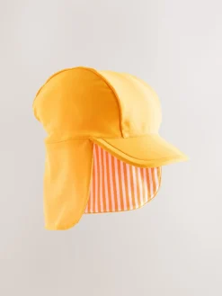 Best Next - Bonnet de bain Légionnaire (3mths-10yrs) Orange lumineux