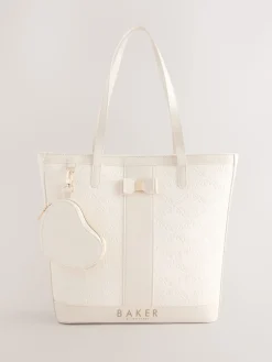 Baker by Ted Baker os - Sac cabas en PU en relief| Sacs