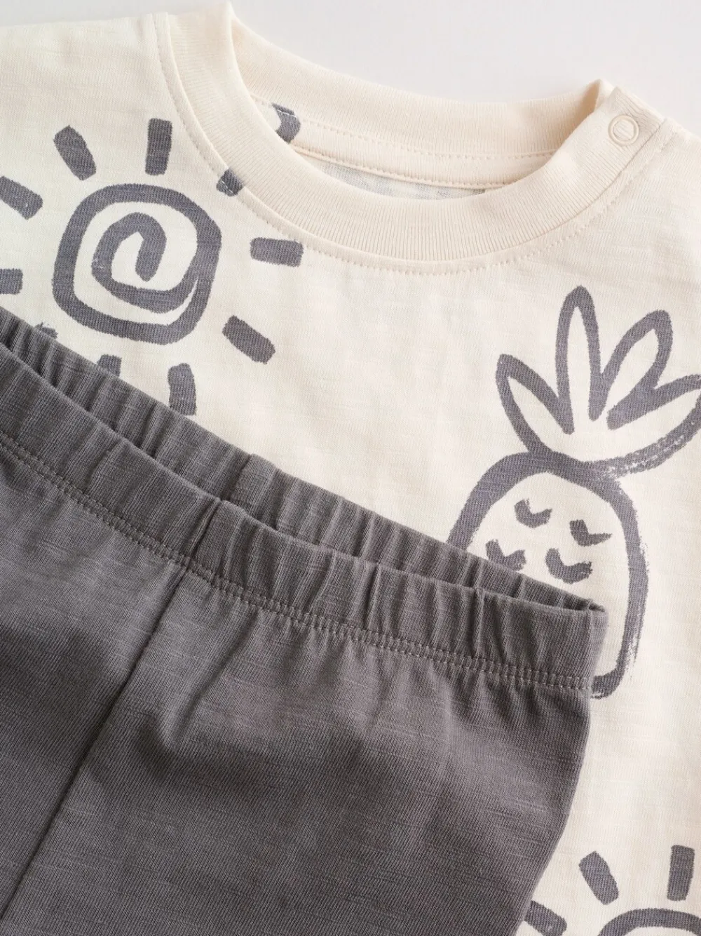 Best Next Palmier monochrome - Ensemble 6 Pieces Haut & Leggings BÉBÉ (0mois-3ans)