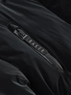 Best Baker by Ted Baker Parka longue imperméable à ceinture noire rembourrée