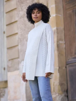 Best Seraphine Pull long de Grossesse et d’Allaitement Premium 100% laine mérinos