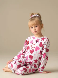 Angel & Rocket Pyjama Stella Cœur et Étoile Léopard| Tous Les Vêtements De Nuit|Vêtements De Nuit Et Pyjamas