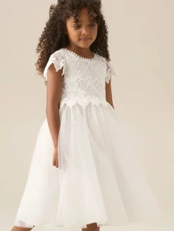 New Angel & Rocket Robe Lucy ivoire en dentelle