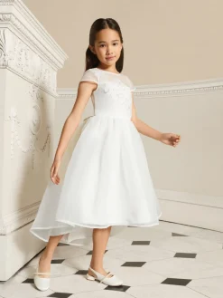 Clearance Lipsy Robe fleur avec ornements (5-16ans)