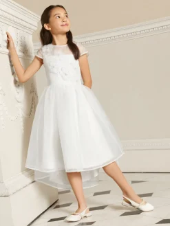 Clearance Lipsy Robe fleur avec ornements (5-16ans)