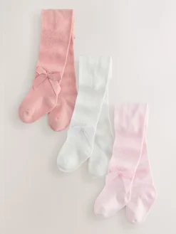 Best Next Rose - Collants à nœud bébé (0mois-2ans)
