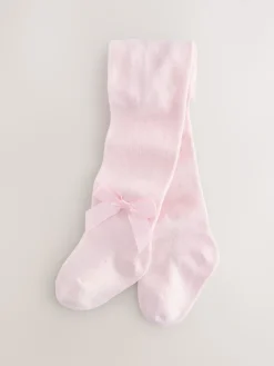 Best Next Rose - Collants à nœud bébé (0mois-2ans)
