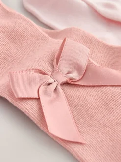 Best Next Rose - Collants à nœud bébé (0mois-2ans)