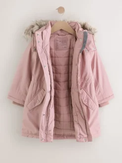Discount Next Rose - Manteau matelassé imperméable (3-16ans)