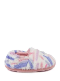 Totes Rose - Vert Short Full Back Fleece Winter Slippers| Chaussons|Chaussons