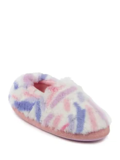 Totes Rose - Vert Short Full Back Fleece Winter Slippers| Chaussons|Chaussons