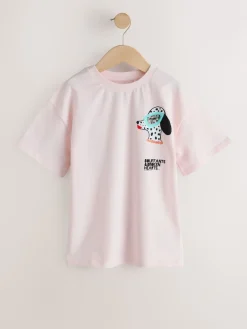 Online Next Rose avec chien - T-shirt Kendra Dandry oversize (3-16ans)