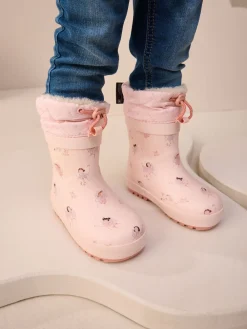 Clearance Next Rose fée - Bottes de pluie Personnage Thinsulate avec poignets doublés