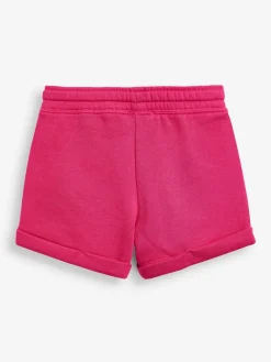 Benetton Rose foncé - Short en jersey Filles 100% coton| Shorts