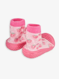 Clearance Jojo Maman Bébé Rose fraise - Chaussettes de chaussons d’extérieur d’intérieur