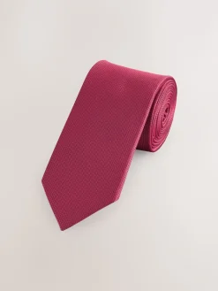 Best Next - Ajusté - Cravate texturée Rouge