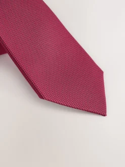 Best Next - Ajusté - Cravate texturée Rouge