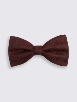 Best MOSS Rouge - Nœud papillon Motif paisley en soie