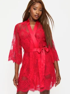 Ann Summers Rouge - Peignoir Availing en dentelle