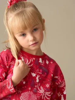 Angel & Rocket Rouge - Pyjama Amelia imprimé scandinave| Vêtements De Nuit Et Pyjamas|Pyjamas