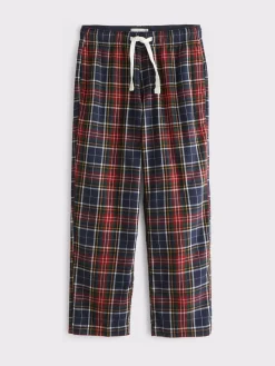 Abercrombie & Fitch Rouge/blanc - Bas de pyjama à carreaux|Homme Pyjamas