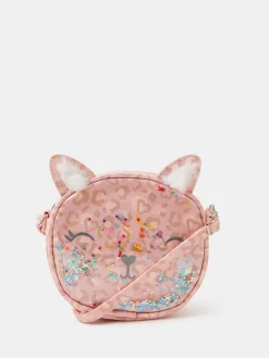 Angels By Accessorize Sac à bandoulière chat à sequins fille| Sacs
