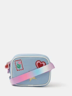 Angels By Accessorize Sac à bandoulière prairie brodée fille