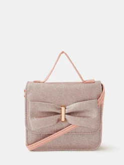Angels By Accessorize Sac à bandoulière à paillettes avec nœud| Sacs