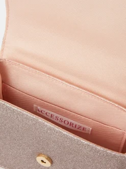 Angels By Accessorize Sac à bandoulière à paillettes avec nœud| Sacs