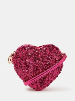 Angels By Accessorize Sac cœur à sequins fille| Sacs