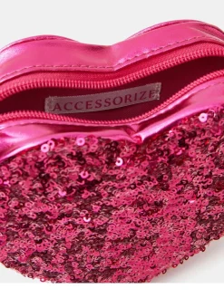 Angels By Accessorize Sac cœur à sequins fille| Sacs