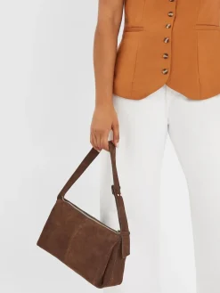 Accessorize Sac bandoulière en Daim|Femme Sacs Et Sacs À Main