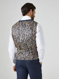Clearance Skopes Woolf Check Coupe sur mesure Suit Gilet
