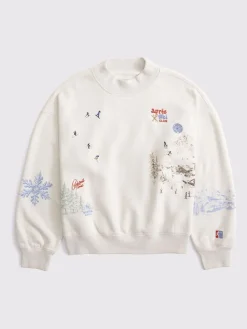 Abercrombie & Fitch Sweat-shirt Ski Resort Sunday Col rond|Femme Sweats Avec Ou Sans Capuche