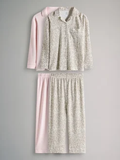 Best The Set lot de 2 pyjamas en jersey de viscose à manches longues