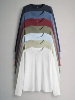 Discount The Set lot de 7 t-shirts à manches longues