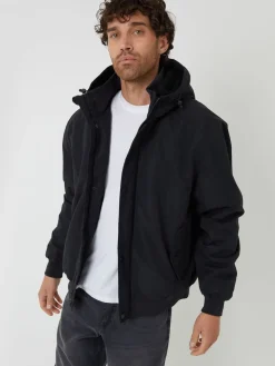 Clearance Threadbare Veste légère à capuche doublée en micropolaire