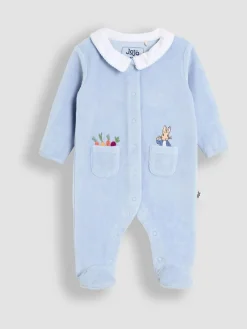 Sale Jojo Maman Bébé Tout-en-un en velours à pieds