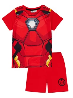 Sale Vanilla Underground - Pyjama garçon Marvel Iron Man court 100% coton