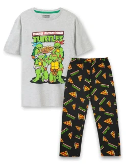 Discount Vanilla Underground Mens 100% Cotton Teenage Mutant Ninja Turtle Pyjamas
