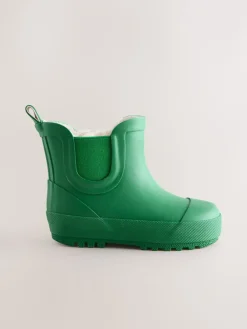 Outlet Next - Bottines en caoutchouc avec doublure chaude Vert