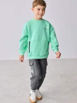 Baker by Ted Baker Vert - Ensemble jogging sweat et cargo| Joggings|Sweats Et Sweats À Capuche