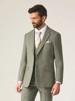 Clearance Skopes Vert - Modèle droit - Jude Tweed Veste de costume ajustée