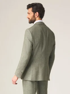 Clearance Skopes Vert - Modèle droit - Jude Tweed Veste de costume ajustée