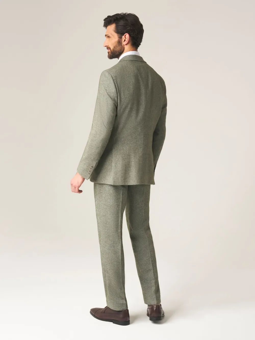 Clearance Skopes Vert - Modèle droit - Jude Tweed Veste de costume ajustée