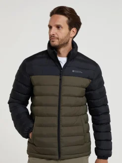 Online Mountain Warehouse Vert - Doudoune Vista résistante à l'eau pour hommes
