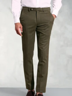 New Brook Taverner - Pantalon en flanelle Vert