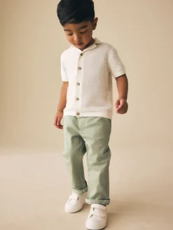 Sale Next - Pantalon chino extensible (3mois-7ans) vert
