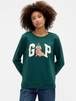 Clearance Gap - Sweat décontracté à logo Vert